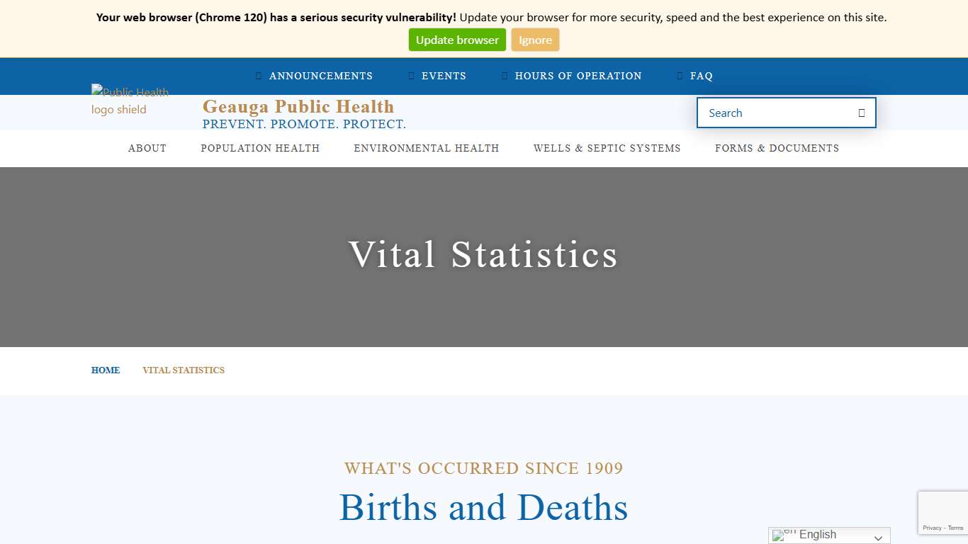 Vital Statistics |